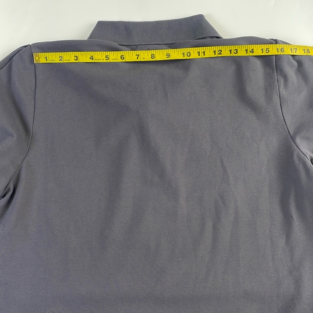 NWT Calia Pique Puff Sleeves Polo T-Shirt XXL Carbon Gray 3/4 Button Down Golf - Picture 16 of 16